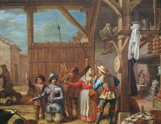 Don Quijote in Ritterrüstung